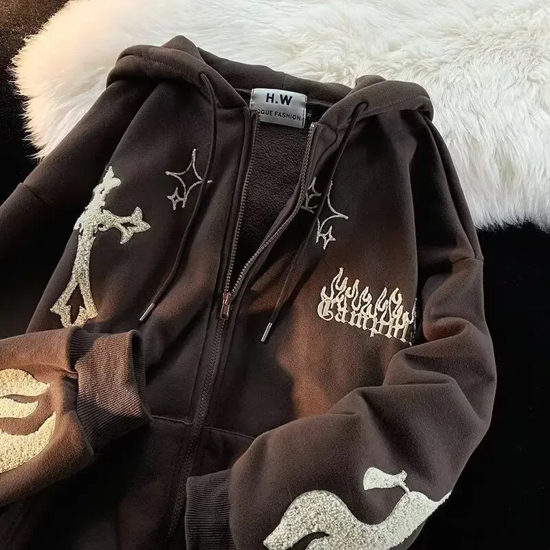Embroidered Fire Jacket