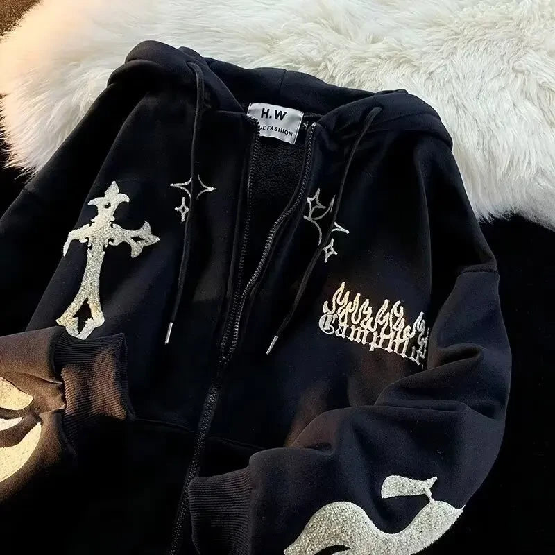 Embroidered Fire Jacket