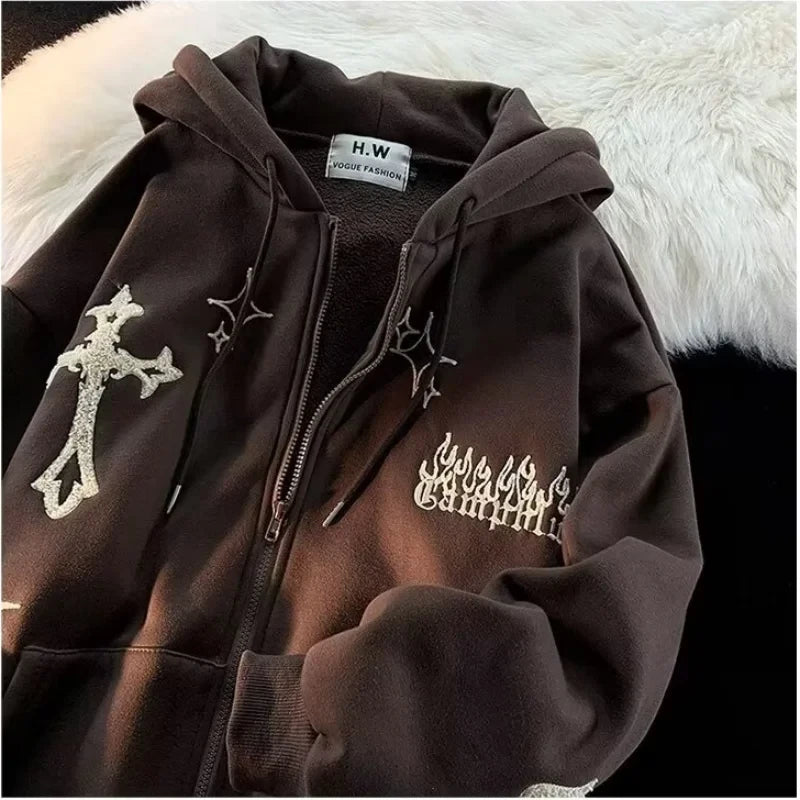 Embroidered Fire Jacket