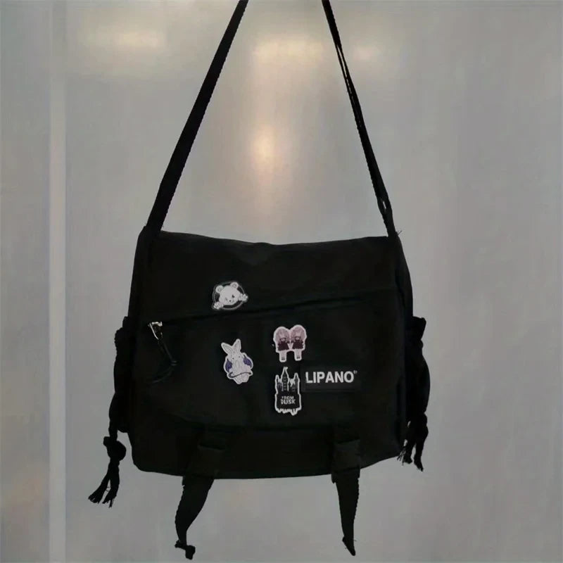 Nylon Messenger Bag