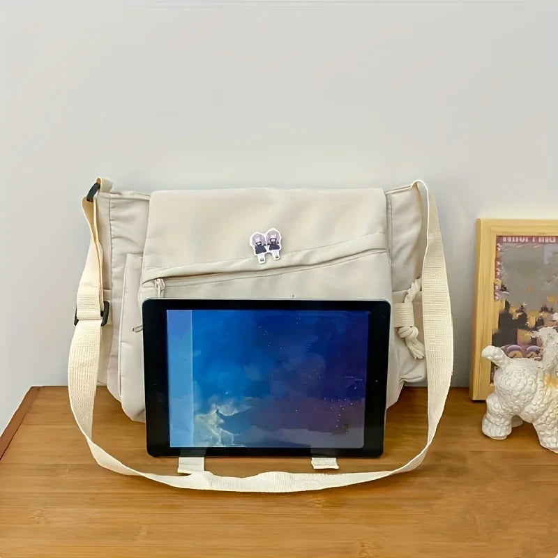 Nylon Messenger Bag