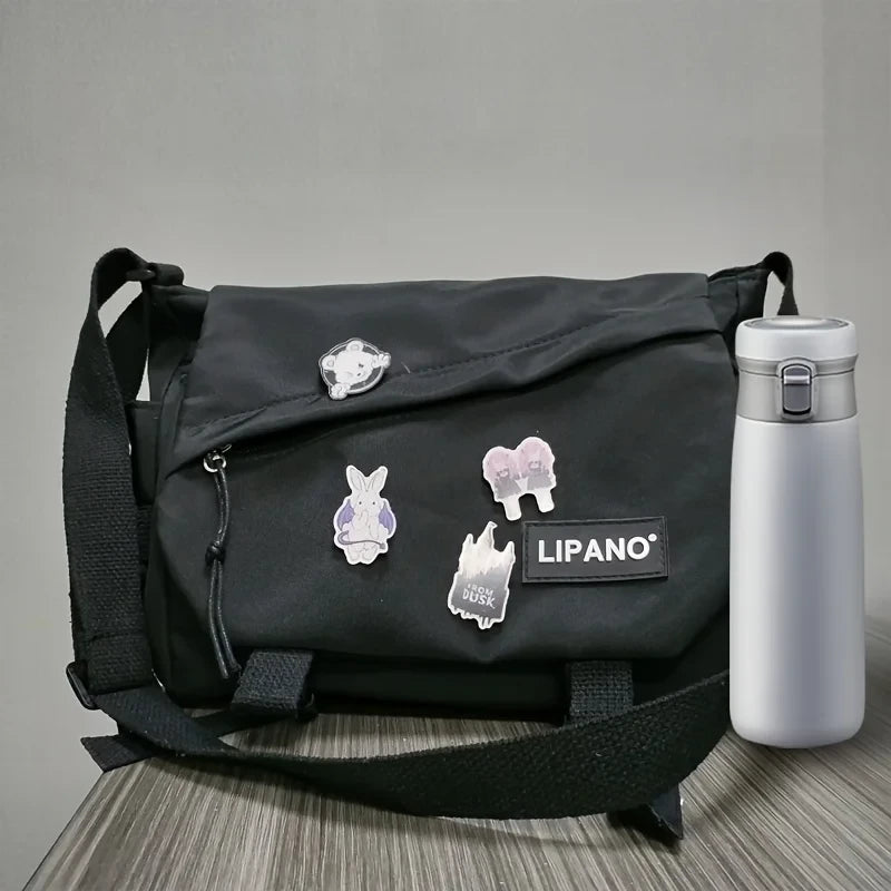 Nylon Messenger Bag