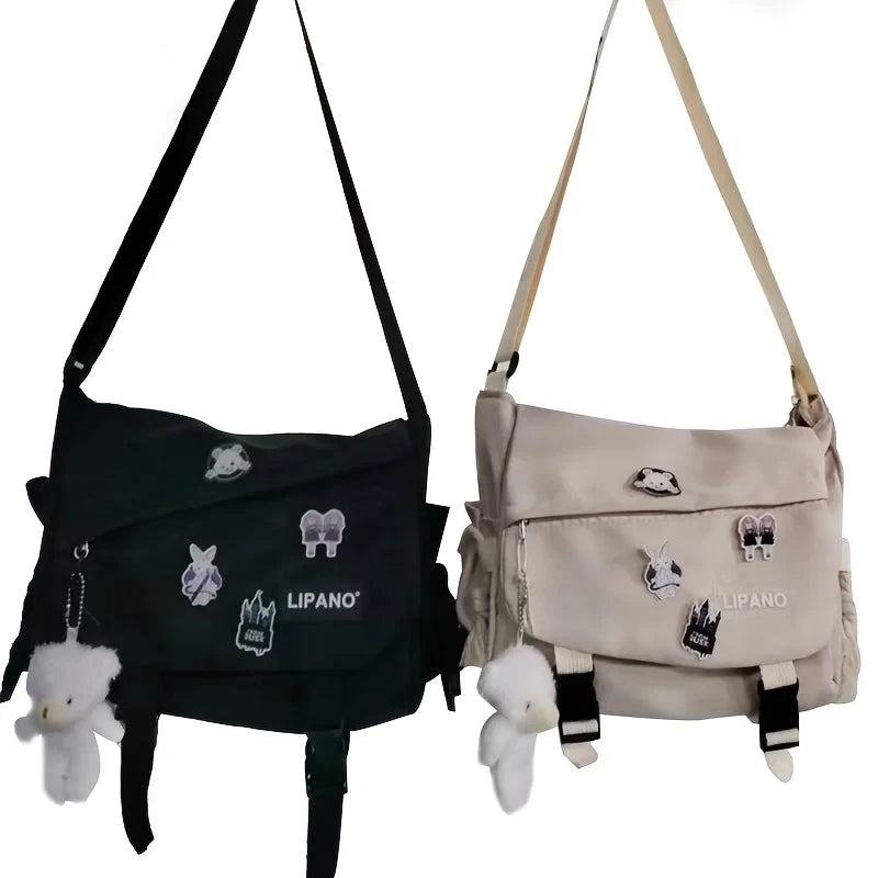 Nylon Messenger Bag