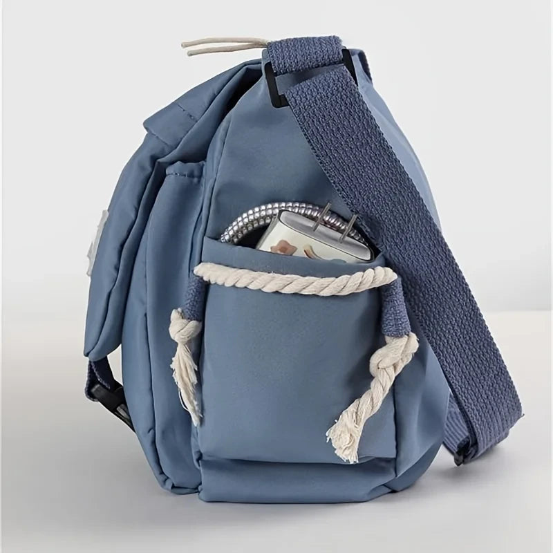 Nylon Messenger Bag