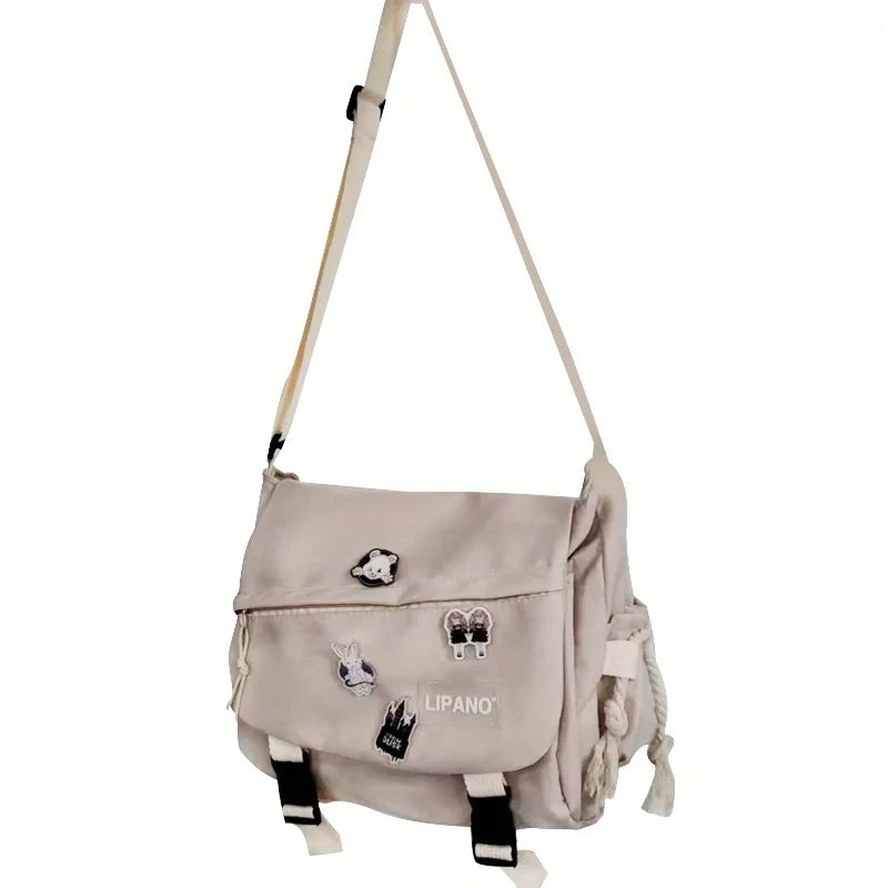 Nylon Messenger Bag