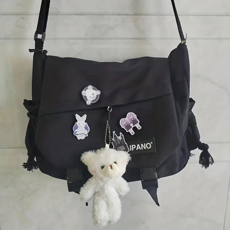 Nylon Messenger Bag