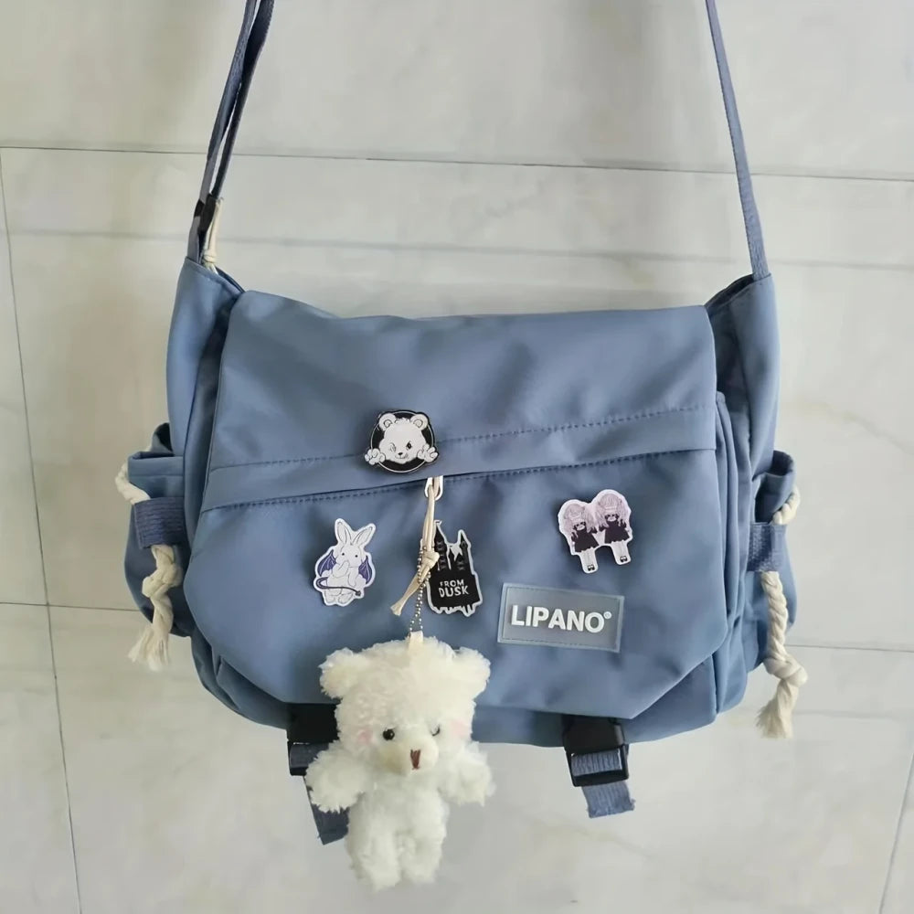 Nylon Messenger Bag