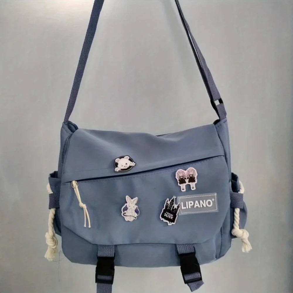 Nylon Messenger Bag