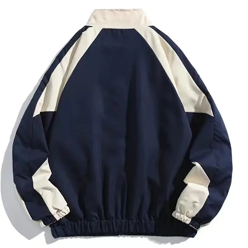 Reflective Stripe Windbreaker Jacket