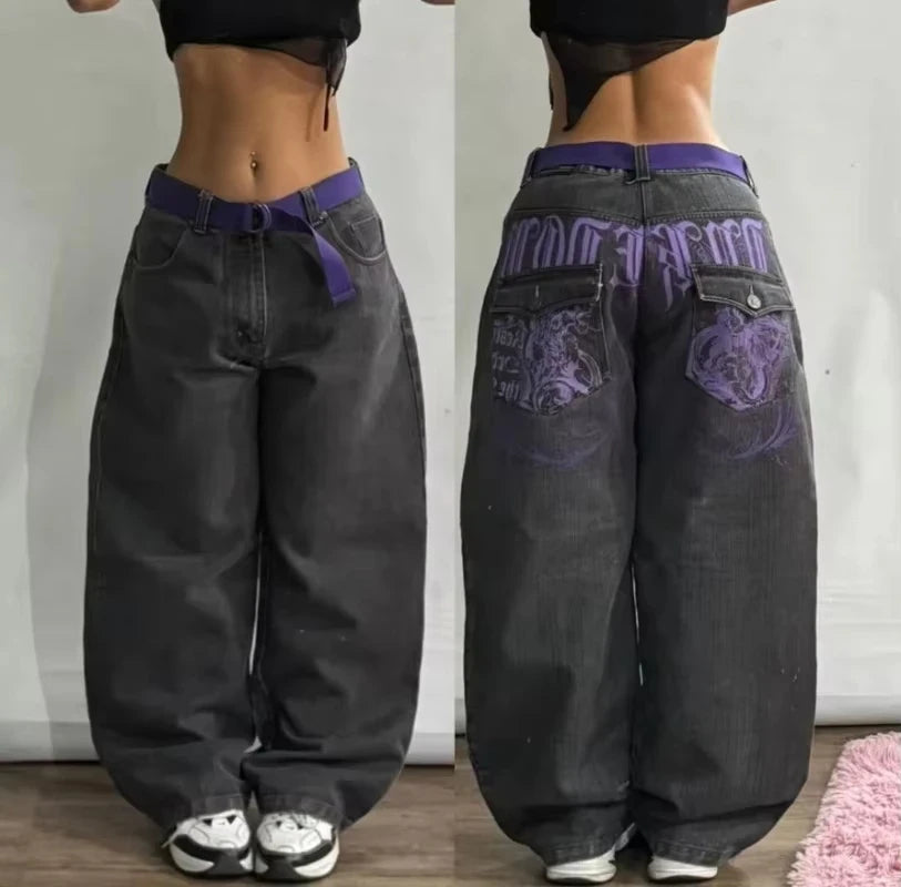 Men's Y2K Wide Leg Jeans