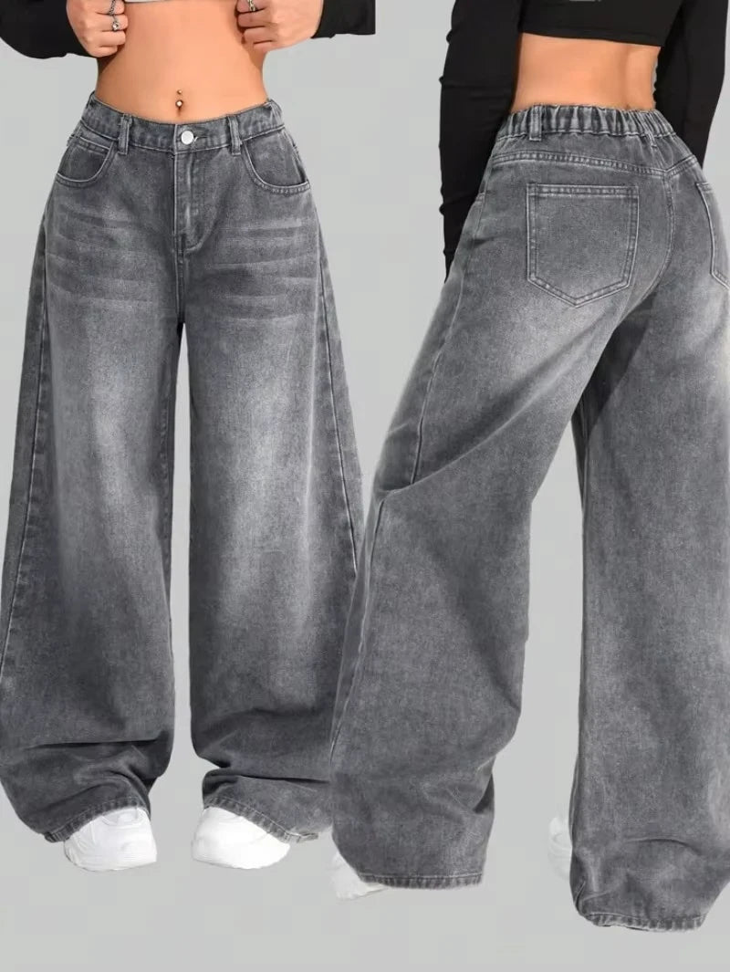 Men's Y2K Wide Leg Jeans